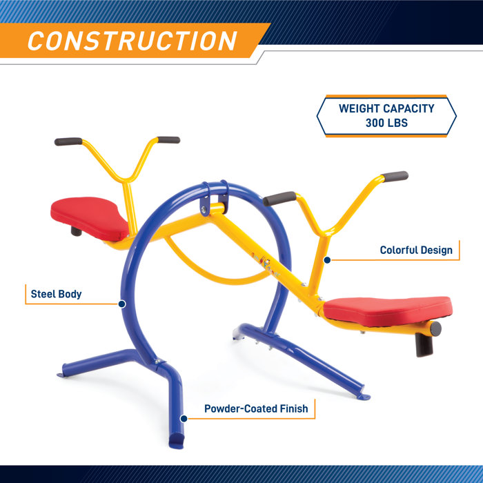 Gym Dandy 2 Seat Plastic Teeter Totter & Reviews Wayfair